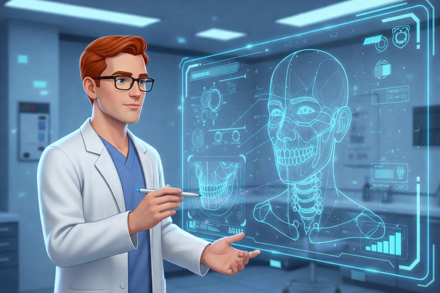 Planification 3D pour chirurgie orthognathique des machoires