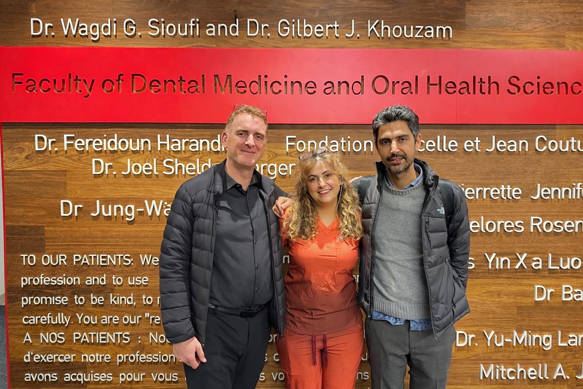 Dr Benguira &agrave; la Facult&eacute; de m&eacute;decine dentaire de McGill